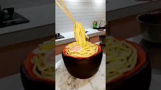 ramen noddle replica food video tutorial cake flying chopsticks