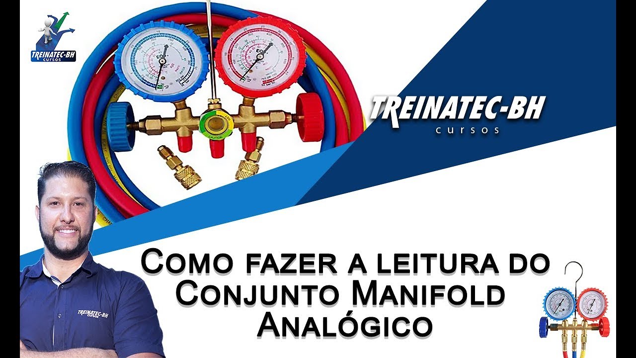 Como usar o  Manifold . Como fazer a leitura do manômetro