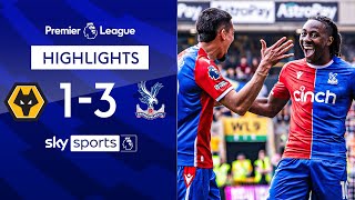 Palace red-hot form continues 🔥 | Wolves 1-3 Crystal Palace | Premier League Highlights