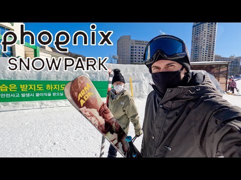 Early Season Skiing at Phoenix Park Resort Korea