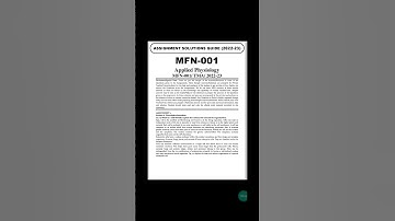 MFN-1 ignou solved assignment 2022-23-24 WhatsApp:- 8603418154. Order Now. In English and Hindi