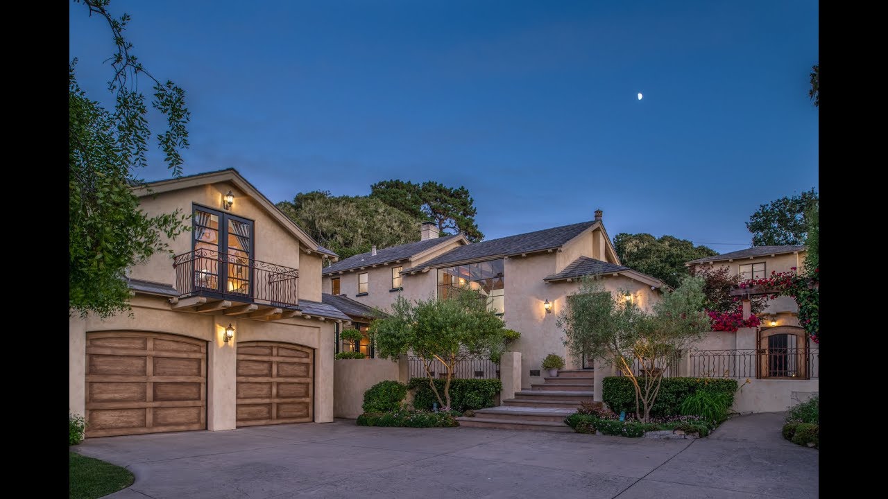 Mediterranean Home near Monterey Peninsula Country Club in Pebble Beach