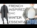 My FRENCH INSPIRED WINTER ESSENTIALS / Edgy Chic Style / Black Skinny Jeans / Emily Wheatley