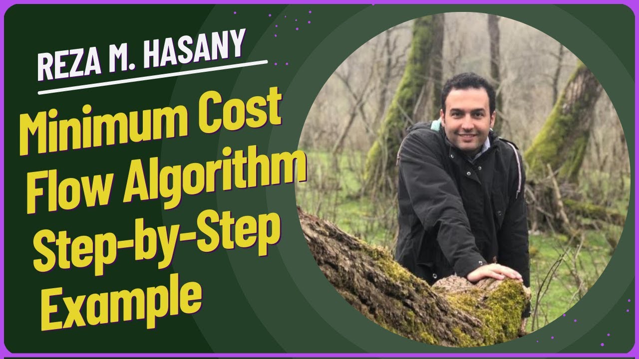 Minimum Cost Flow Algorithm Step by Step Example 1 - YouTube