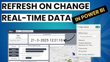 Refresh on Change in Power BI with real-time data