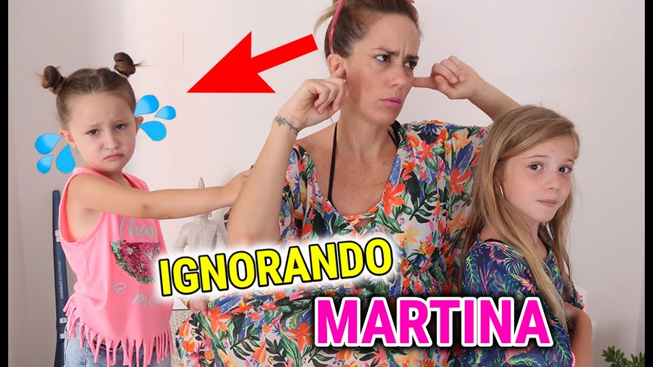 IGNORANDO A MI HIJA DE 3 AÑOS TODO EL DÍA MARTINA SE ENFADA MUCHO