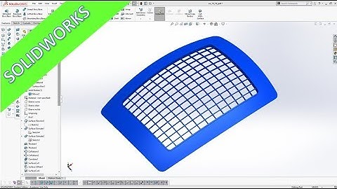 Grill - SolidWorks 2018 / 19 Training - Part Design