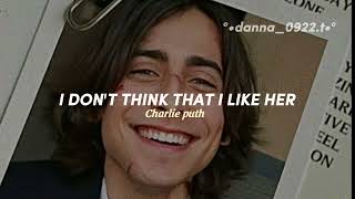 [Aidan Gallagher] I don't think that i like her anymore - Charlie Puth (sub en español) Resimi