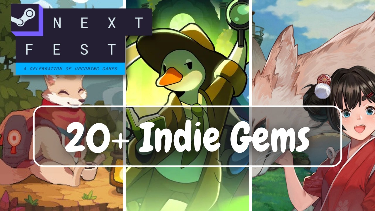 20+ Demos to Try RIGHT NOW! Steam Next Fest February 2025 - YouTube