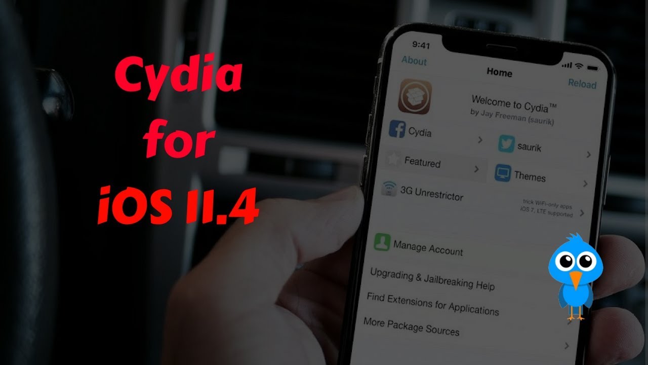 Cydia for iOS 11.4 YouTube