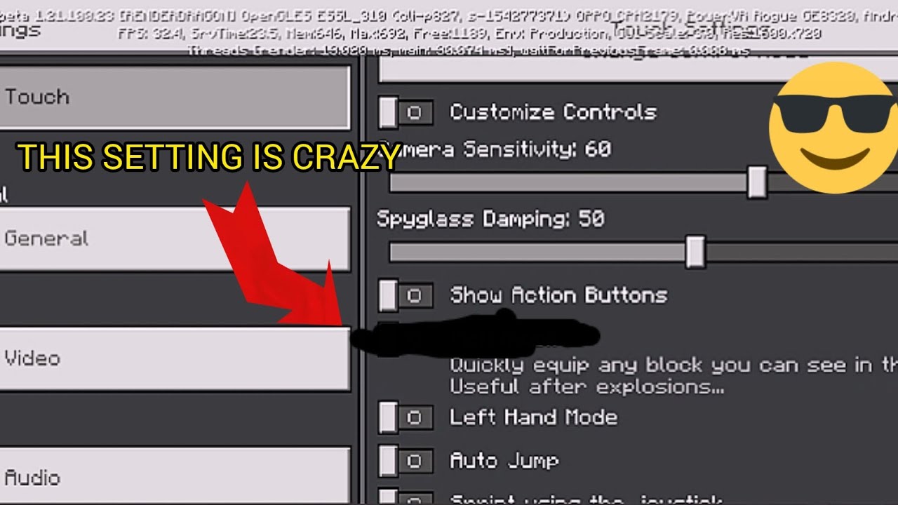 CRAZY SETTINGS FOR MINECRAFT 🤩 - YouTube