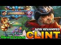 Wild Wanderer Clint New Revamped Gameplay - Top 2 Global Clint by EnemyKiller - MLBB