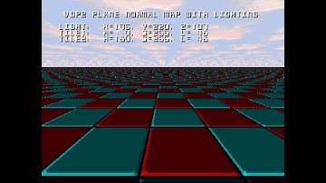 Sega Saturn real time normal mapping - multiple colors