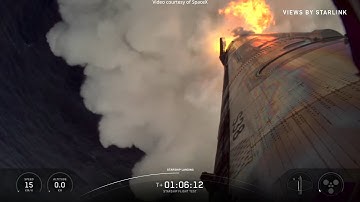 Starship reentry and landing, 13 October 2025
