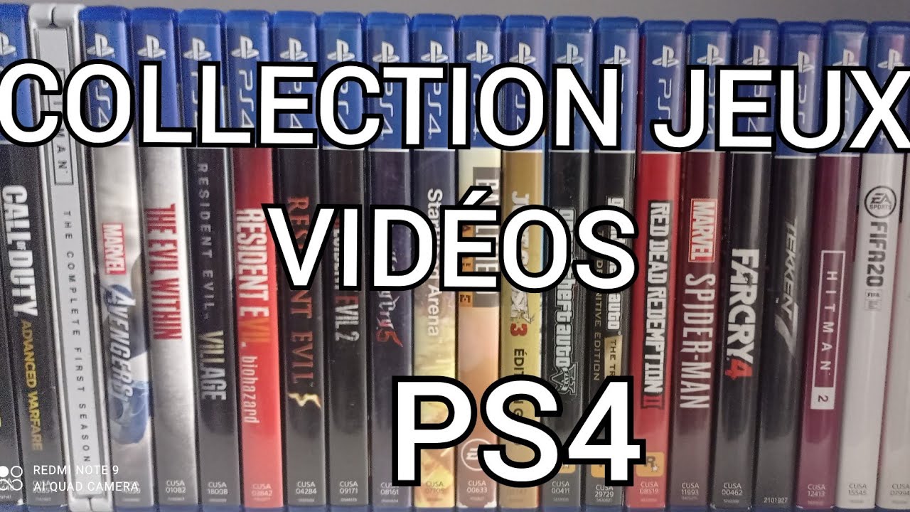 Ma collection de jeux PS4 Améliorée
