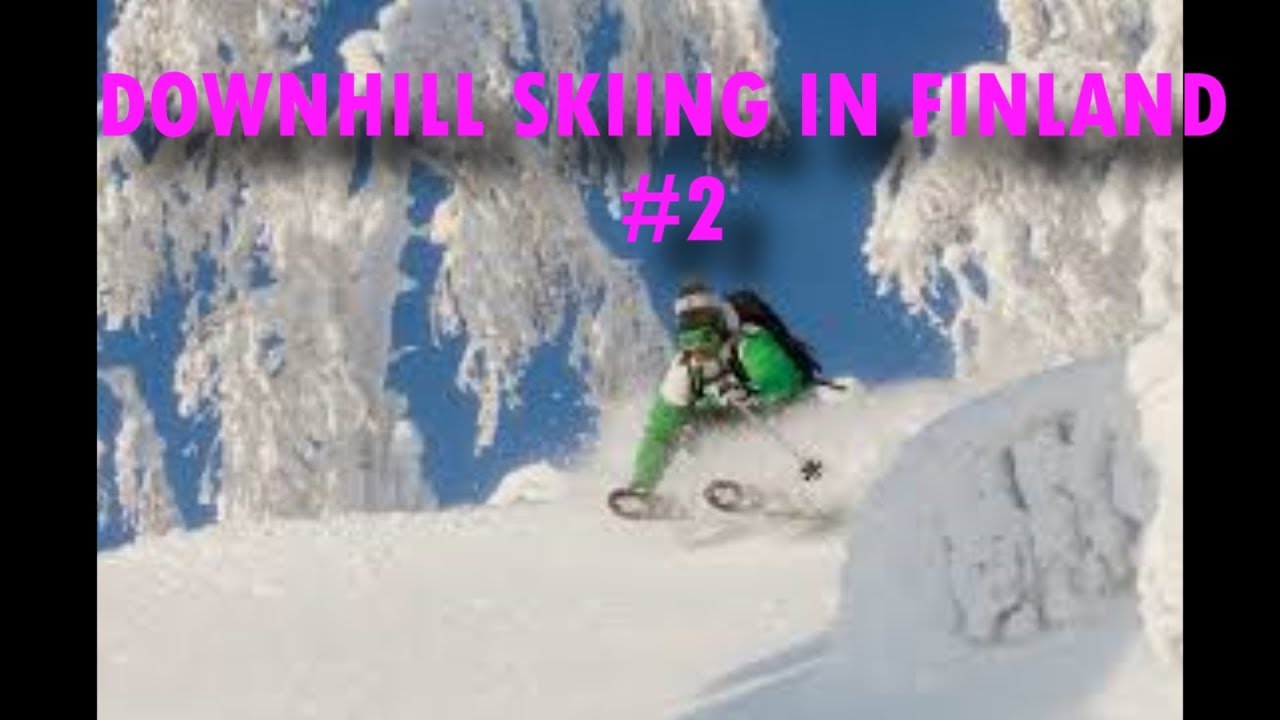 Downhill Skiing In Finland 2 YouTube