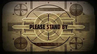 long retro Stand By Screensaver background from fallout new vegas video loop no sound no music