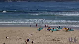 Surf en la Playa de San Jorge. Playas gallegas