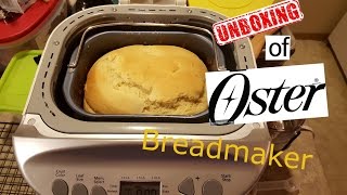 Unboxing of my oster espressbake 2 lb loaf breadmaker