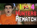 Reaction to Dream vs 4 Hunters REMATCH (Dream Minecraft Manhunt)