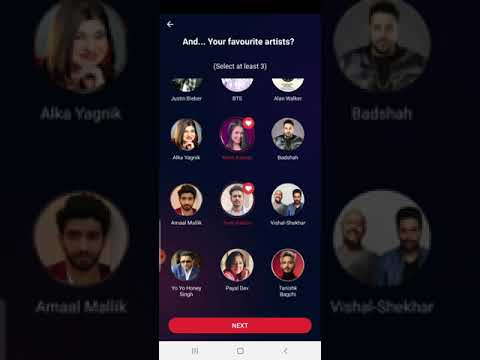 How to login in gaana app