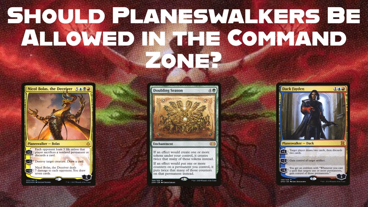 Should Planeswalkers Be Allowed in the Command Zone? - YouTube