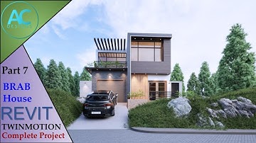 BRAB House | Part 7 | Complete Step By Step Project | Revit and Twinmotion Tutorial
