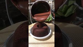 Giant Chocolate Bukket Pudding Asmr Satisfying 