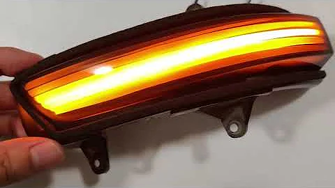 Side Mirror LED Dynamic Turn Signal Lights 2pcs For Toyota Prado J150 / Land Cruiser J200