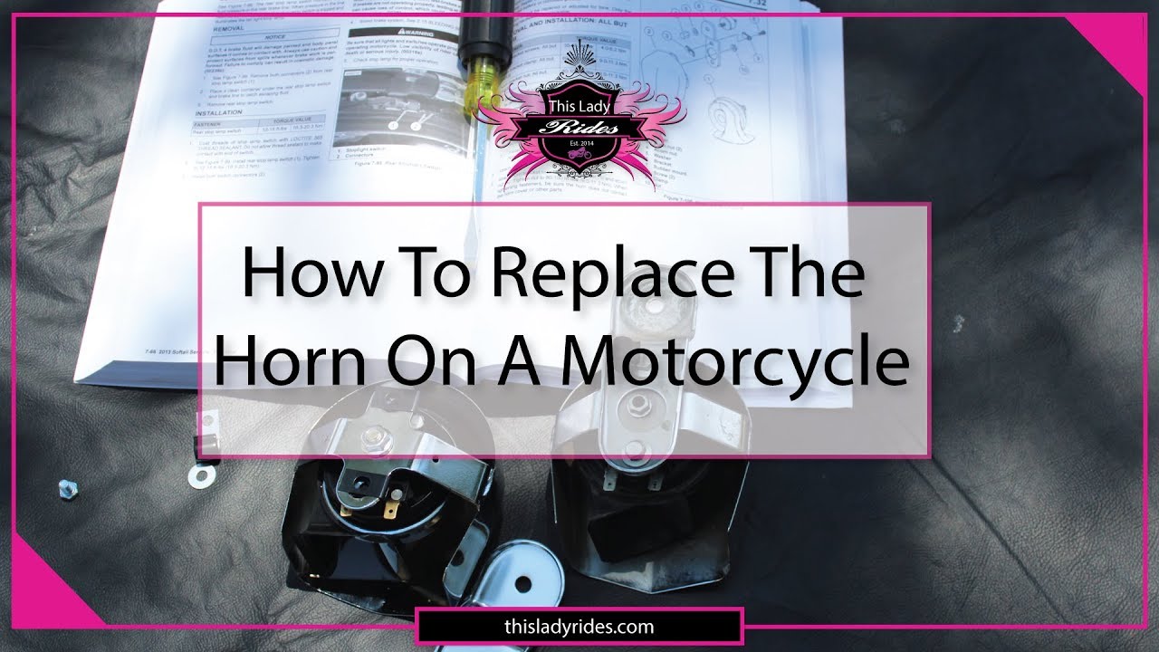 How To Replace The Horn On A Motorcycle - YouTube