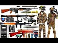 plastic box full of shooting toys like M416,watergel,watergun,blastergun,Ak47,ump45,glock mamba 16