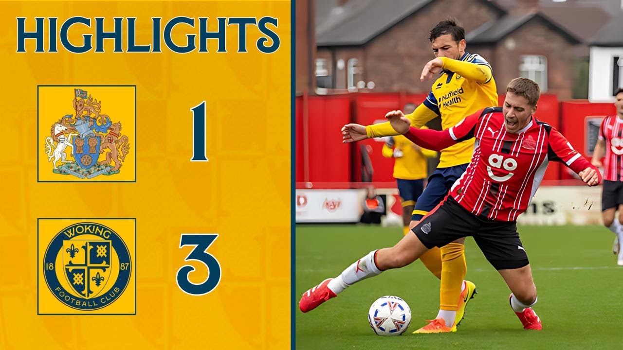 Altrincham 1-3 Woking | Match Highlights