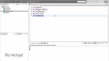 Auto Increment and Decrement Operators in Perl