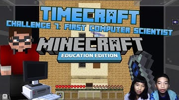 How to Code *TIMECRAFT: FIRST COMPUTER SCIENTIST* in MINECRAFT: Education Hour of Code Challenge 7