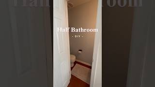 Half Bathroom Diy Upgrade Ready To See This Room Spruced Up