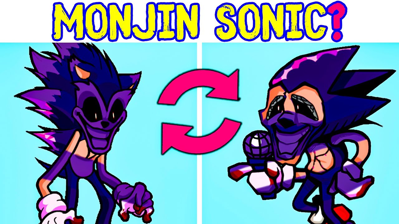 Monster Sonic + Majin Sonic = Monjin Sonic? FNF Swap Characters (Friday ...