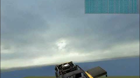 gmod-flying car only using thrusters!