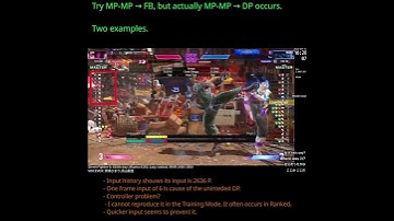 Execution error: One frame of 6 input in DP(2636P) prevents FB(236P). Controller issue? #shorts #sf6