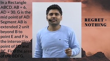 QOD-13 Maths challenge Try in 50 sec of this rectnagle Question easy but new - by Abhinay sharma