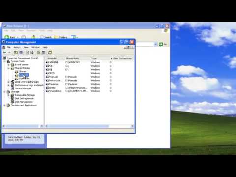 Windows XP   Folder Sharing