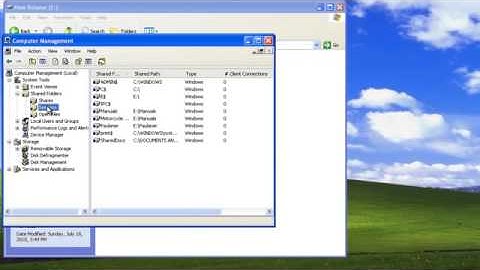 Windows XP   Folder Sharing