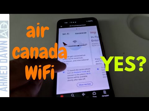 How Much Air Canada WiFi Cost? How Do I Connect to WiFi On A Plane?