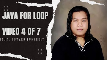 055 - Tagalog Java Programming - For Loop 4 of 7