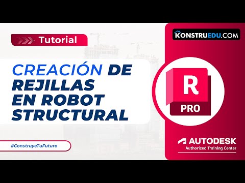 Crear Rejillas en Autodesk Robot Structural Analysis | Guía Completa