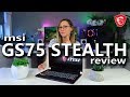 MSI GS75 Stealth 10SE-620 youtube review thumbnail