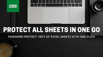 Password Protect ALL Excel Sheets With One Button | MS Excel Password Protect | Excel Tutorials