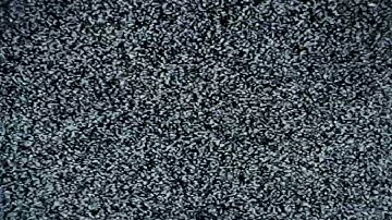 TV Static Transition - Vintage Analog CRT Television White Noise Horror Effect
