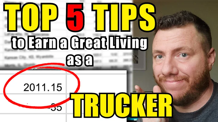 Top 5 Tips to make money as a Truck Driver in 2025