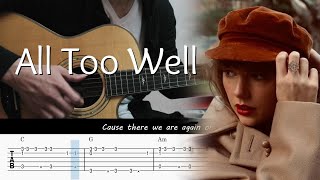 PDF Sample All Too Well - Taylor Swift Fingerstyle Guitar guitar tab & chords by Yuta Ueno.