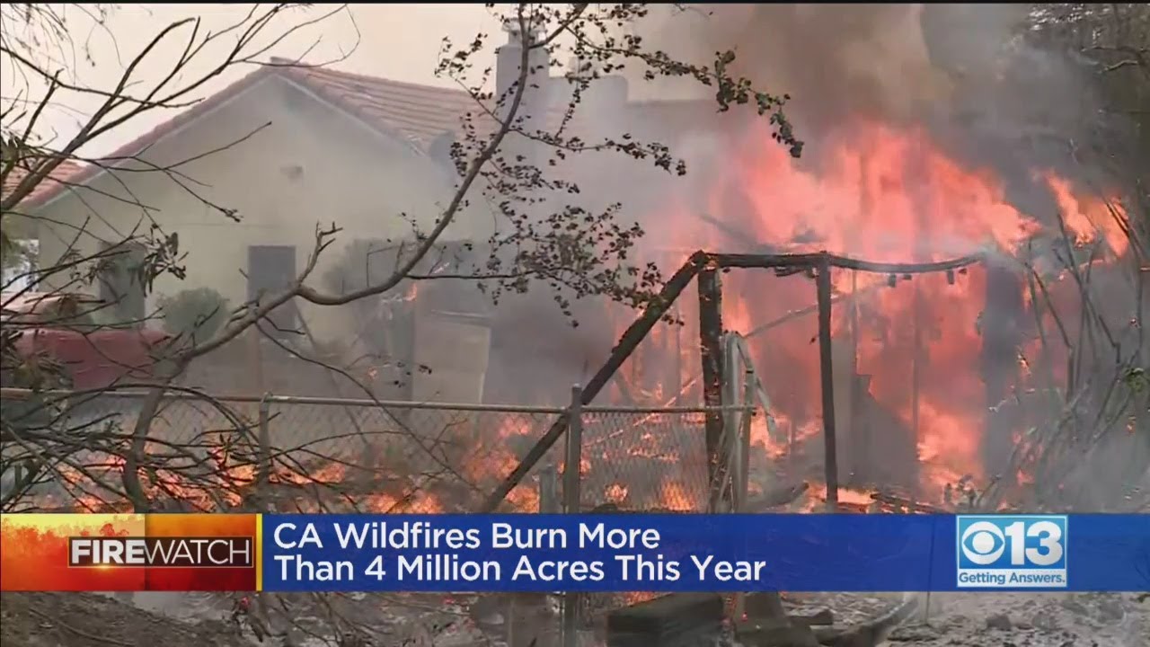 California Wildfires Burn More Than 4 Million Acres This Year